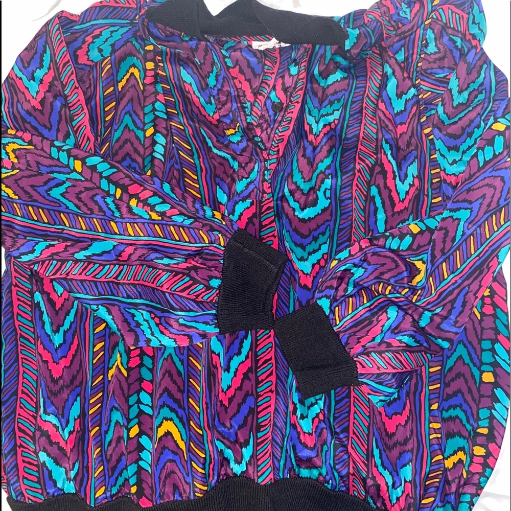 Multi colored crop top